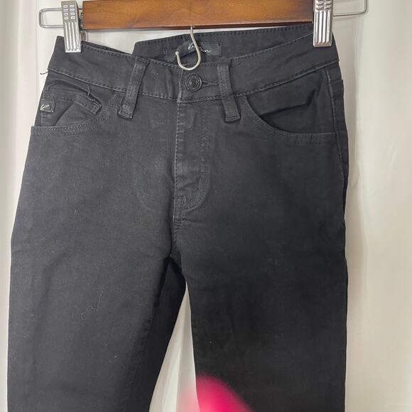 KanCan blue jeans black in color women's size 24 waist or size 0 skinny jeans - Picture 9 of 14